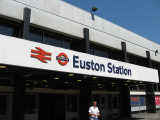 Bomb squad conducts controlled explosion at Euston Station, London