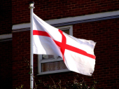 Why England’s streets are suddenly covered in flags