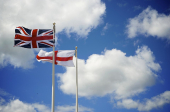 Why England’s streets are suddenly covered in flags