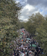 Four arrested during pro-Palestinian march in London