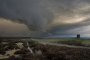 Storm Amy claims first victim as 96mph winds batter Britain   