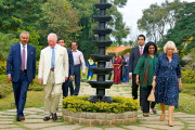 King Charles and Queen Camilla make private visit to wellness centre in India